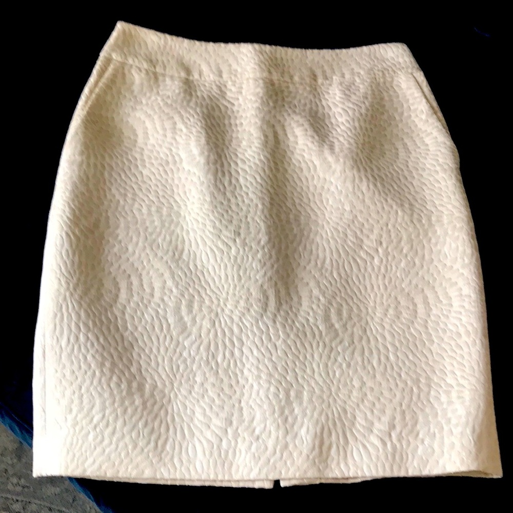 Ann Taylor LOFT metallic pencil skirt